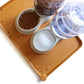 Hoki Found Large Silicone Pet Food Mats Tray - Non Slip Pet Dog Cat Bowl Placemats - Dog Cat Feeding Mat - Waterproof - Butterscotch