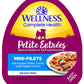 Wellness Petite Entrees Mini Fillets Grain Free Natural Wet Small Breed Dog Food, Roasted Chicken, Carrots & Red Peppers, 3-Ounce Cup (Pack of 24)