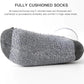 JOYNÉE 8 Pairs Mens Breathable Athletic Crew Socks Arch Support Cushioned Socks for Hiking Sports Running,Sock Size:10-13