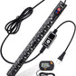 Aquarium Heater Submersible Fish Tank 100W& Turtle Tank Heater with External Adjustment Controller, Included Thermometer, LED Display, Overheat Protection, Detachable Cover, for Saltwater&Freshwater