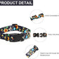 Mercano Adjustable Dog Collar - Special Design Patterns, Soft Nylon Comfortable Durable Pet Collar for Small Medium Large Dogs (S, Sunflower)