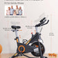 Stationary Exercise Bikes,Magnetic Resistance,Quiet Belt Drive Indoor Stable Cycling Bike 330LBs for Home, Monitor & Phone Mount & Comfortable Seat