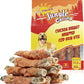 Jungle Calling Dog Treats, High Protein Dog Chewy Treats Health Teeth and Coat, Chicken Wrapped Cod Skin Sticks, Rawhide-Free Cod Fish Skin Treats for Dogs, 10.6 oz