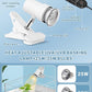GOZILLA Small Turtle Tank Kit(Tank+Lamp+Filter), Acrylic Turtle Starter Kit with Adjustable Lamp, Reptile Habitat and Terrarium with Multi-Functional Areas for Small Reptiles. (White Kit)