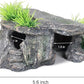 Premium Small Fish Tank Decorations, Reptile Tank Accessories, Turtle Tank Accessories, Natural Reptile Hide for Bearded Dragon, Professional Turtle Basking Platform (Small)