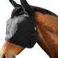 Harrison Howard UV-proof Multi-Function Fabrics Thick Fleece Padding Horse Fly Mask Half Face with Ears Black Arabian Medium