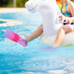 Kids Swim Fins,Short Kids Fins Youth Swimming Flippers for Lap Swimming Training for Children Girls Boys Beginners