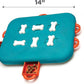 Outward Hound by Nina Ottosson Dog Casino Treat Puzzle Enrichment Toy, Level 3 Advanced, Turquoise