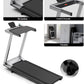 Treadmill with 5% Incline, 300lbs Capacity Folding 15 HP Small Treadmills for Home Portable Running Treadmill with Handles Quiet Brushless Dual Cushion System, Electric Compact Treadmil