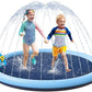 VISTOP Non-Slip Splash Pad for Kids and Dog, Thicken Sprinkler Pool Summer Outdoor Water Toys - Fun Backyard Fountain Play Mat for Baby Girls Boys Children or Pet Dog (59 inch, Blue&Blue)