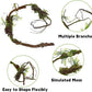 BNOSDM Reptile Vines, Bendable Jungle Climbing Vine, Terrarium Artificial Plants Decor, Reptiles Tank Accessories for Bearded Dragons, Chameleons, Snakes, Lizards, Hermit Crabs