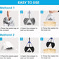 UPSKY Pooper Scooper for Large Small Dogs, Folding Dog Poop Scooper, Durable Spring and Premium Materials，Easy to Use for Grass, Dirt, Gravel Pick Up Shovel