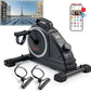 Sunny Health & Fitness Dual Function Under-Desk Bike Trainer, Mini Exercise Machine for Senior Training, Arm/Leg Cardio Cycle Workout, Optional Magnetic, Motorized w/Free SunnyFit App Connection