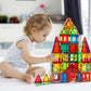 MAGBLOCK Magnetic Tiles for Kids, 66PCS Magnet Tiles Building Blocks Construction Toys Incorporating Magnets for Toddlers, Magnetic Blocks Learning Toys Gift for 3+ Year Old Boys and Girls