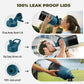 COKTIK 128 oz Insulated Water Bottle, Triple Wall Stainless Steel Flask, Keeps Drinks Cold for 48 Hrs Leak-Proof & BPA-Free Half Gallon Jug with Paracord Handle, Straw & Spout Lids(Indigo Black)