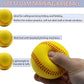 Magicorange Baseball, Foam Baseballs 20 Pack Practice Training Baseballs Unmarked Baseball Soft Toss, Batting, Fielding, Hitting, Pitching
