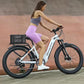 RAYMACE Rear Rack Bike Basket with Cargo Net and Liner Large Bicycle Basket Perfect Mount for Electric Bike