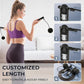 Smart Jump Rope with LED Display and Jump Counter, Weighted Cordless Design for Home Gym & HIIT, Adjustable Steel Wire for Fitness, Tracks Jumps, Calories & Time, for Men, Women & Kids