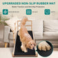 Dog Ramp for Bed, Adjustable Pet Ramps for Dog to Get on Bed, Non-Slip Rubber Surface - Folding Wooden Dog Ramp for Small/Large/Old Dogs, Adjustable up to 23.5 inch High Beds, Safety Railings