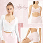 Women Tie Front Shrug Long Sleeve Bolero Cardigan Lightweight Casual Tops