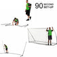 QUICKPLAY Kickster Soccer Goal Range – Ultra Portable | Quick and Easy Set Up | Includes Net and Carry Bag | Available in 7 Sizes | Backyard Soccer Net for Kids & Adults [Single Goal]