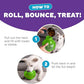 Outward Hound by Planet Dog Snoop Durable Interactive Treat Dispensing Dog Toy, Large, Green