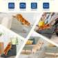 Dog Step for Bed, Dog Stair 4-Step 35D Pet Stair 19.7" H for High Bed or Sofa Non-Slip Balanced Pet Step Indoor, Grey