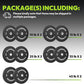 Bumper Plates 2 - Inch Olympic Weight Plate Set for Barbell, 10-55 lb Rubber Weights Sets for Home Gym, Strength Training Plate, Weight Lifting, Black