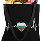 Bulgaria Vintage Heartbeat Bulgarian Flag Tote Bag