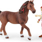 Schleich Horse Club - Complete 40PC Horse Club Rider Playset - Hannah, Sofia, Lisa and Sarah Poseable Rider Figures with Horses and Riding Accessories - Equestrian Toy Set for Kids Ages 5+ | 72221