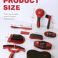 11PCS Horse Grooming Kit Curry Comb Sweat Scraper Horse Bathing Supplies Grooming Tools with Storage Bag Shadowberry
