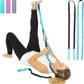 Vive Stretch Strap (75" - 10 Loops) - Leg Stretch Band to Improve Flexibility - Stretching Out Yoga Strap - Exercise and Physical Therapy Belt for Rehab, Pilates and Gymnastics with Guide Book