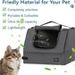 PETSFIT Portable Cat Litter Box - Removable 2-Layer Leak-Proof Lining, Scratch-Resistant Fabric with Sturdy Support Frame, Travel & Collapsible Cat Litter Box Grey