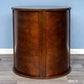 THE REFINED FELINE Purrrrfect End Table Cat Bed Cave in Mahogany Brown, Multipurpose Wood Cat Furniture Nightstand, Easy to Clean Covered Cat Bed with Replaceable Scratching Post & Washable Cushion