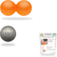 Hard Lacrosse Ball + Soft Peanut Massage Ball Set – Deep Tissue & Trigger Point Tool for Plantar Fasciitis Relief, QL, Iliacus, Glutes, Neck, Hamstrings, Hip Flexors & Myofascial Release