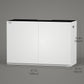 LANDEN Aquarium Stand and Cabinet, Fish Tank, Nano Foam Leveling Mat Included, Contemporary and Simple Design, Wooden Matte White Painted(Stand Only) W47.2xD19.7xH31.5 inches(120x50x80 cm)