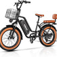 Electric Bike for Adults, 20"x 4" Fat Tire 35MPH Ebike, 1450W Peak Mountain Bike with 48V 20AH Removable 960WH Battery, 80 Miles Max Range Hydraulic/Mechanical Disc Brake 7-Speed Electric Bicycle