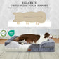 Comfort Expression Small Dog Beds Waterproof Cat Beds Orthopedic Foam Sofa Beds for Small Dogs Comfy Pet Bed with Washable Removable Cover & Non-Slip Bottom(XX-Small,Dark Grey)