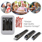 GLAMFIELDS 3pcs Nail Clippers Set, Black Stainless Steel Slanted Edge Nail Clipper & Fingernail & Thick Toenail Trimmer for Men and Women