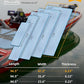 FOCEAN Boat Flooring EVA Foam Boat Decking Faux Teak Marine Flooring Boat Mat Boat Carpet Sheet for Motorboat RV Yacht Kayak Surfboard, 94.5"x 47.2"/35.4"/23.6"/15.7"