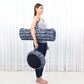 Leewadee Meditation Cushion Set – 1 Round Zafu Meditation Pillow and 1 Square Roll-Up Zabuton Meditation Mat, Pillows Bundle Filled with Kapok
