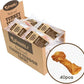 Afreschi Natural Turkey Tendon Bone (S) 40 Units/Box, Dog Treats for Signature Series, All Natural Human Grade Puppy Chew, USA-Sourced Turkey Tendon, Hypoallergenic, Rawhide Alternative