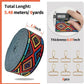 Printed Nylon Webbing 1 1/2 inch 6 Yards Colorful Squares Thick Patterned Fabric Webbing Luggage Handle Jacquard Ribbon for Backpack Bags-Seatbelt-Clothing-Sewing-DIY Crafts & Projects Supplies
