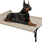 Veehoo XL Outdoor Elevated Dog Bed, Raised Dog Cot for Extra Large Dogs, Cooling Washable Waterproof Pet Hammock Beds with Slope Headrest, Breathable Mesh and Sturdy Frame, X-Large, CWC2204