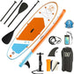 Inflatable Stand Up Paddle Board with SUP Accessories & Backpack. Paddle Boards for Adults. Non-Slip Deck, Wide Stance, Bottom Fin, Double Action Pump.