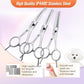 Dog Grooming Scissors: 3 in 1 Pet Shears Set Made Of Advanced Stainless Steel Alloy for Trimming Dogs Cats and Other Pets Face and Paws