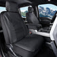 Coverado Rear Car Seat Covers, Waterproof Canvas Seat Protector for Car Seat Cushions for Kids & Dogs, Seat Covers Compatible with 2015-2025 Ford F150 & 2017-2025 Ford F250 F350 F450(Black, 2PCS)