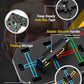 Professional Strength Training Equipment Strengthened by Durable Metal Frame, Push Up Board, Portable & Foldable Push Up Bar Set for Home Gym Fitness, Pushup Handles, Resistance Bands, Ab Roller, etc.