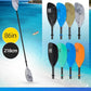OCEANBROAD Kayak Paddle 86in/218cm, 90.5in/230cm Alloy Shaft 2-Piece Floatable Kayak Oar for Kayaking Canoeing Boating
