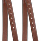 Exion Pre-Stretched Leather Stirrup Leathers for English Saddles | Premium Vegetable-Tanned Non-Stretch Stirrups for Jumping, Dressage & Schooling | 18-Hole Numbered Adjustment & SS Buckles